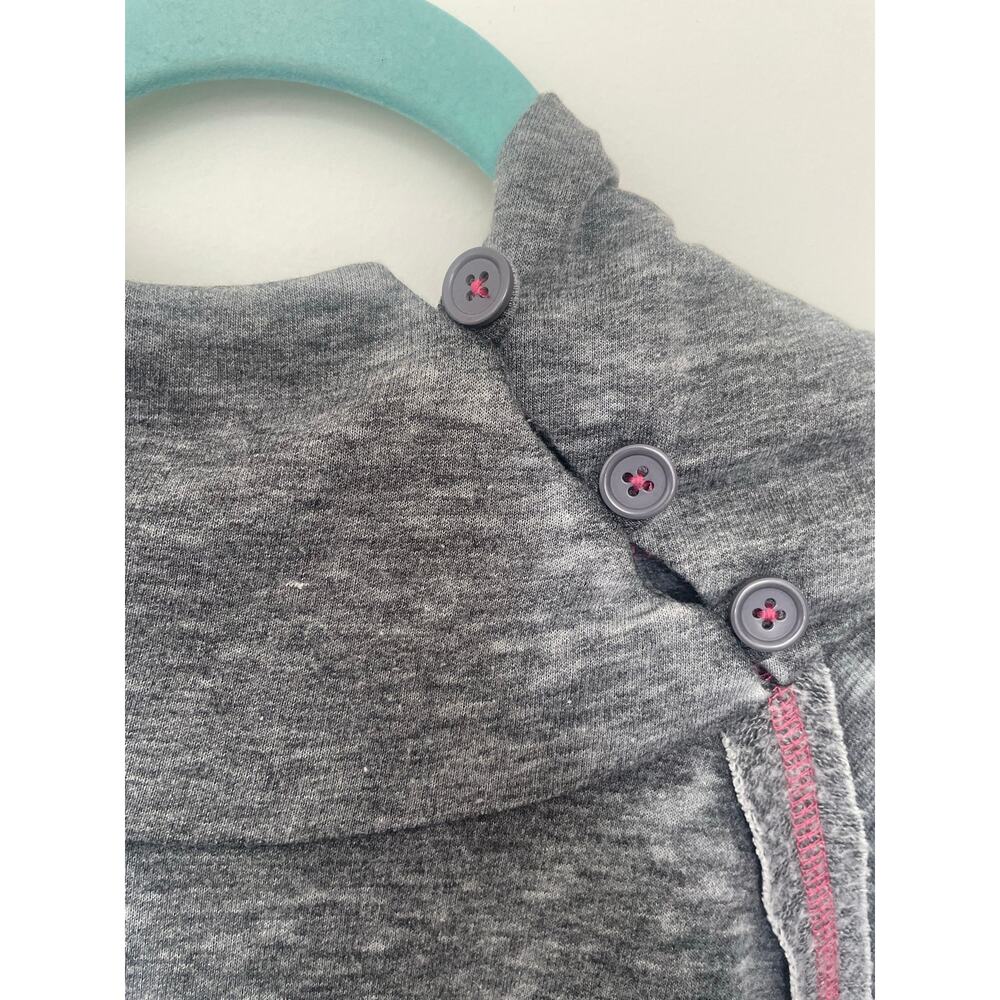 Y2K Roxy Gray and Pink Hoodie Sz XL - Picture 6 of 14